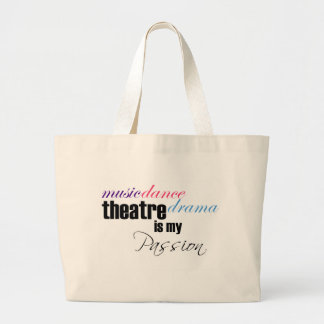 Theatre Passion Large Tote Bag