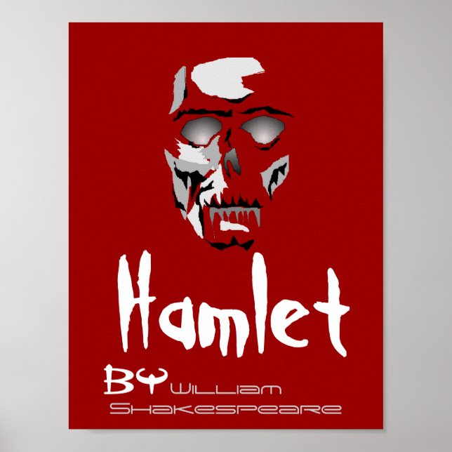 Theatre Play Poster Hamlet By William Shakespeare (Front)