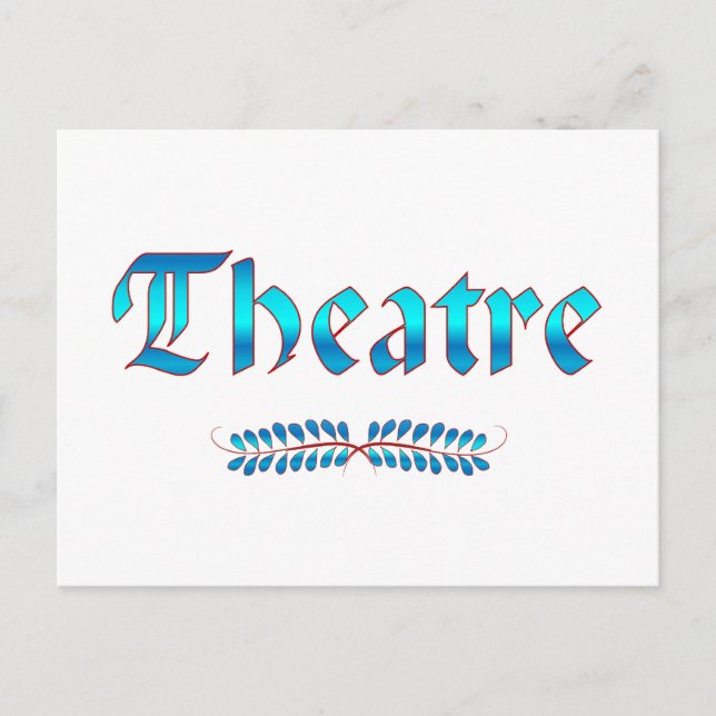THEATRE POSTCARD (Front)