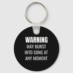 Theatre Quote - Musical Theater Teacher - Drama St Key Ring