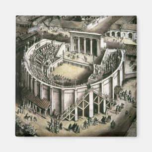 Theatre reconstruction, Roman 2nd century Magnet