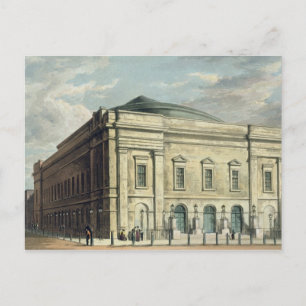 Theatre Royal, Drury Lane, in London, designed by Postcard