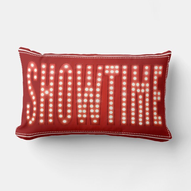Theatre Showtime Lights Lumbar Cushion (Front)