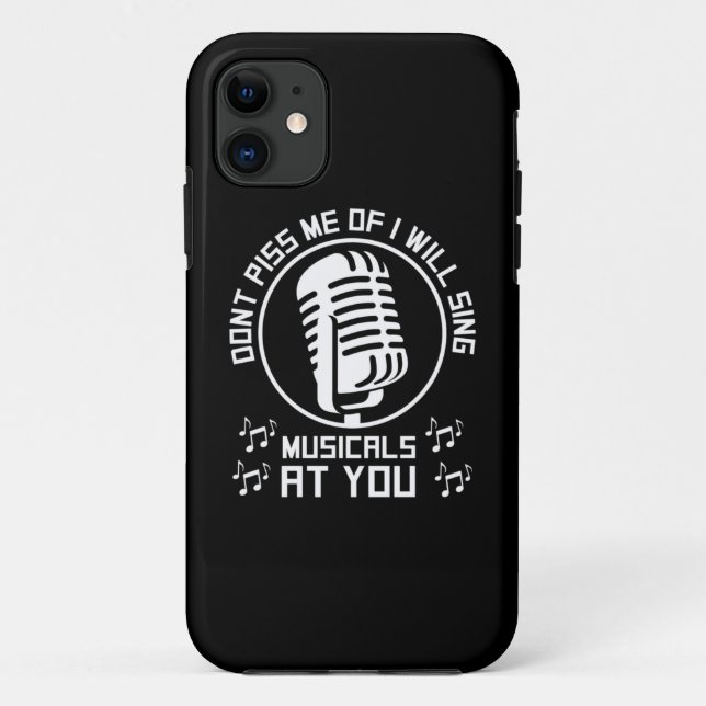 Theatre Singer Broadway Case-Mate iPhone Case (Back)