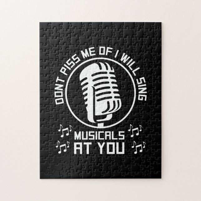 Theatre Singer Broadway Jigsaw Puzzle (Vertical)