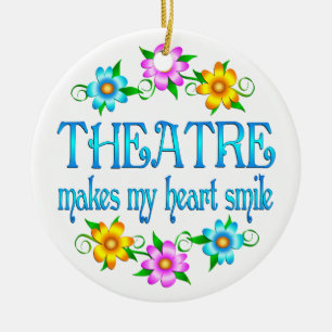 Theatre Smiles Ceramic Tree Decoration