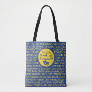 Theatre: Speak My Language Tote Bag
