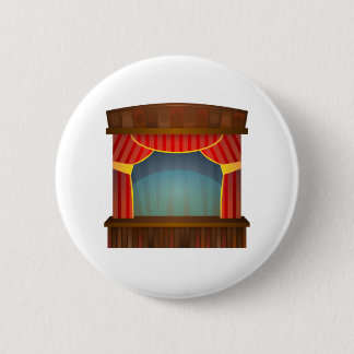 Theatre Stage 6 Cm Round Badge