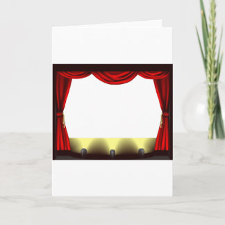 Theatre stage card