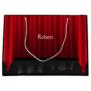 Theatre Stage Curtain Performance Custom LG GB Large Gift Bag