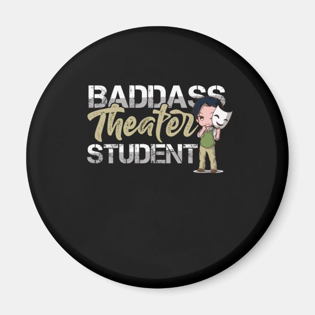 Theatre Student Thatre Actor Actress Acting Gift Magnet (Front)