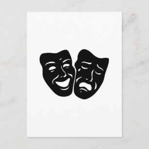 Theatre Symbol Postcard