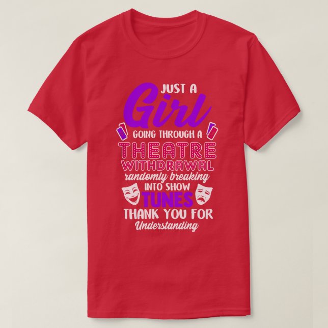 Theatre Withdrawal T-Shirt (Design Front)
