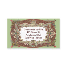 Theatrical and Ornate Business Cards