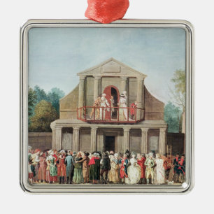 Theatrical Performance at the Saint-Laurent Metal Tree Decoration