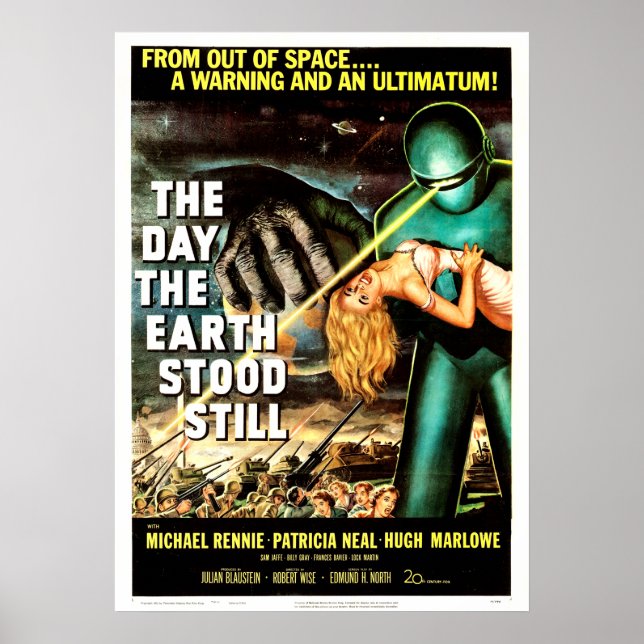 Theatrical poster - The Day the Earth Stood Still (Front)