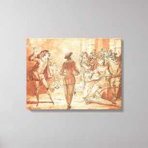 Theatrical Scene Canvas Print