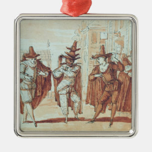 Theatrical Scene Metal Tree Decoration