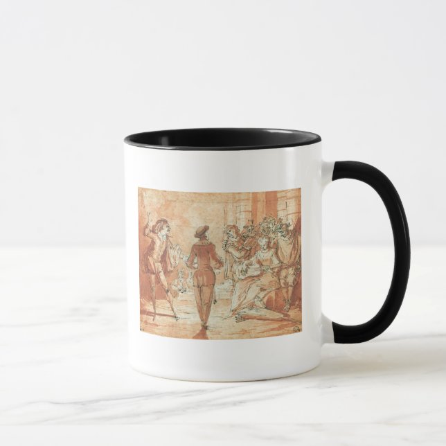 Theatrical Scene Mug (Right)