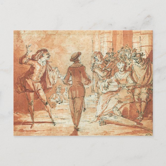 Theatrical Scene Postcard (Front)