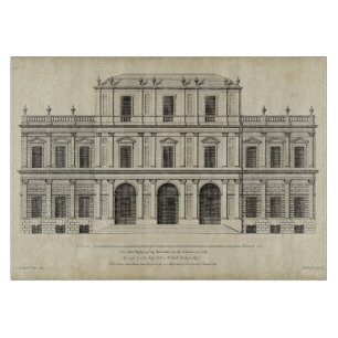 Theatrical Style Façade by Colen Campbell Cutting Board