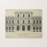 Theatrical Style Façade by Colen Campbell Jigsaw Puzzle<br><div class="desc">Colen Campbell created this theatrical style façade,  which was published in his book Vitruvius Britannicus. A façade is basically a representation of the front,  or side,  of a building. An amazing architectural drawing that would look great in your home!</div>