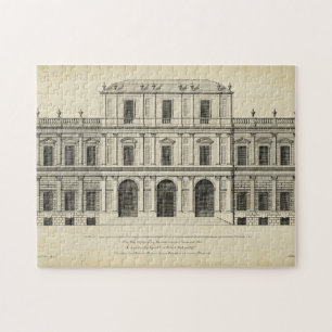 Theatrical Style Façade by Colen Campbell Jigsaw Puzzle