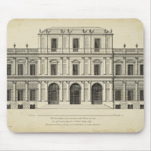 Theatrical Style Façade by Colen Campbell Mouse Mat