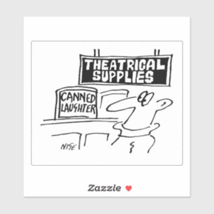 Theatrical Supplies Shop Cartoon.