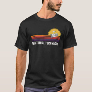 Theatrical Technician Theatre Spotlight Theatre St T-Shirt