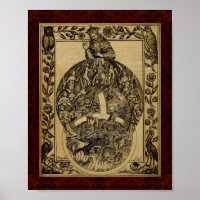 Theatrum Chemicum: 1652 Alchemy Illustration