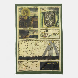 Theatrum Cometicum Comets by Stanislaw Lubieniecki Tea Towel