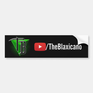 TheBlaxicano URL/Logo - Bumper Sticker