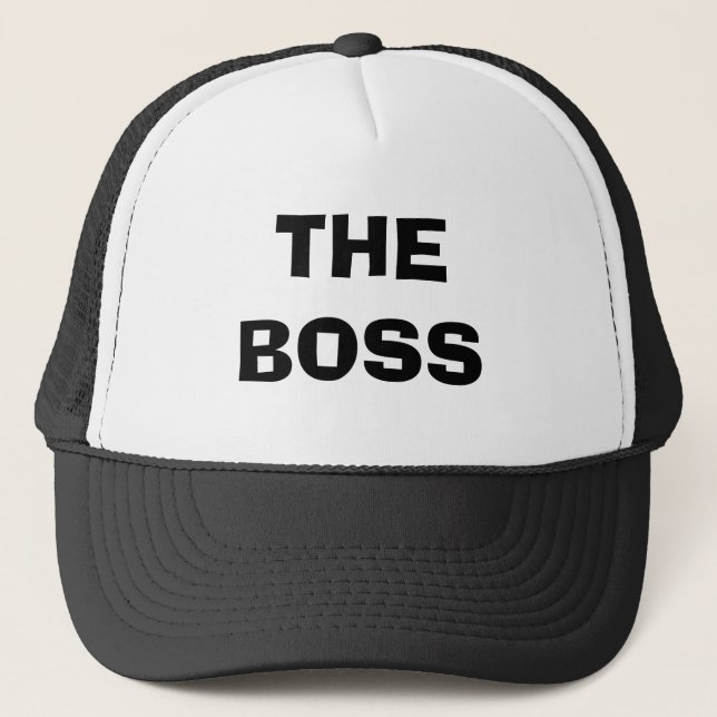THEBOSS TRUCKER HAT (Front)