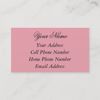 TheColorWheel Light Pink 2 Standard Business Card