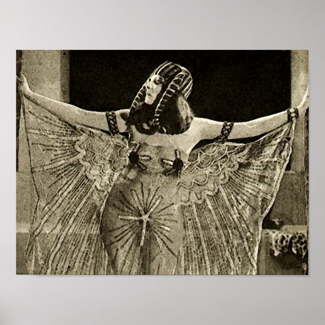 Theda Bara as Cleopatra Vintage Movie Poster (Front)