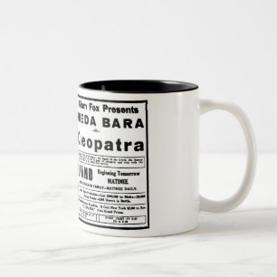Theda Bara Cleopatra 1918 Two-Tone Coffee Mug