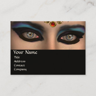 THEDA ,Beauty,Salon,Spa,Makeup Artist, Ruby,Black Business Card