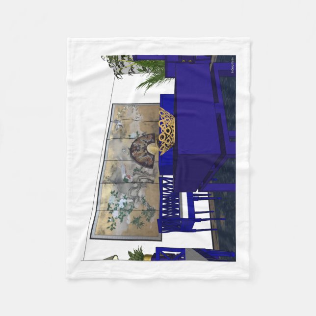 theDesignCenter décor art Fleece Blanket (Front)
