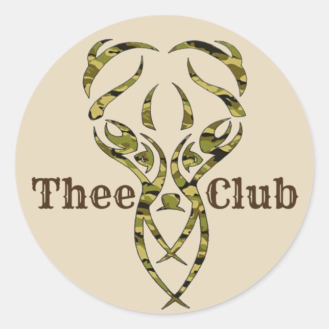 Thee Club sticker (Front)