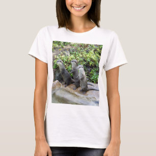 Thee Wise Standing Otters, T-Shirt
