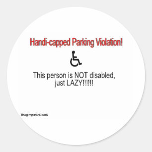 thegimpstore.com classic round sticker