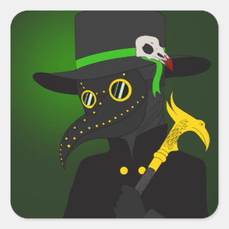 TheGoodDoctorTilt Square Sticker