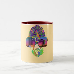 Their Eyes Were Watching GOD Novelty Yellow  Two-Tone Coffee Mug