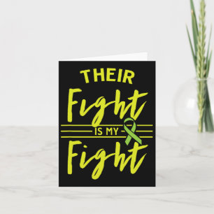 Their Fight Is My Fight Kidney Disease Awareness 1 Card