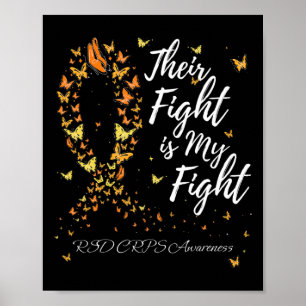 Their Fight Is My Fight RSD CRPS Awareness 1 Poster