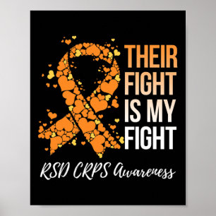 Their Fight Is My Fight Rsd Crps Awareness  Poster