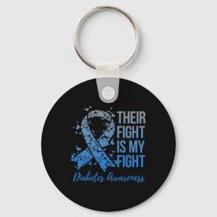 Their Fight Is My Fight Warrior Support Diabetes A Key Ring