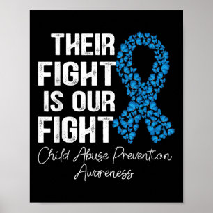 Their Fight Is Our Fight Child Abuse Prevention Aw Poster