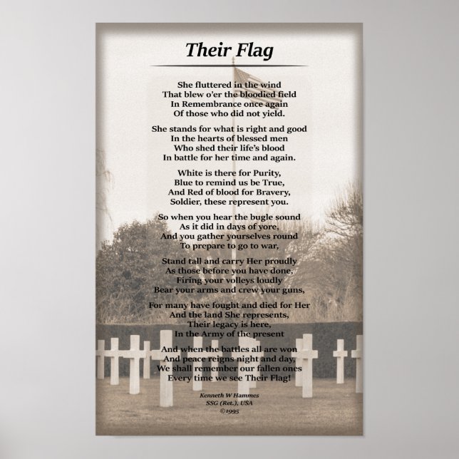 "Their Flag" Poster (Front)